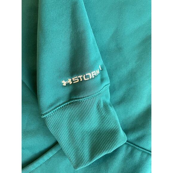 Under Armour X Storm S/M aqua green / Blue hoodie. Great quality & condition - Picture 3 of 10